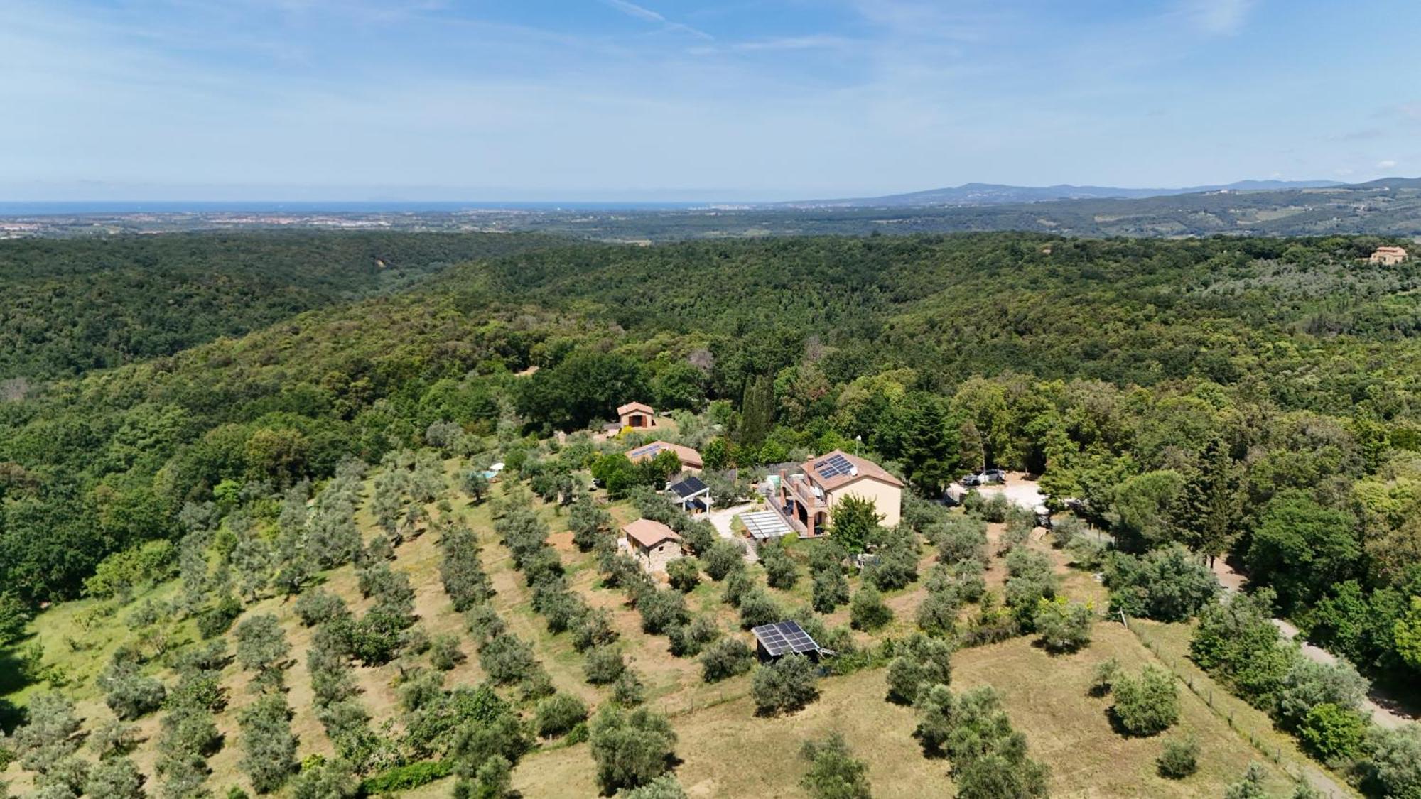 Apartamento Il Panorama Montescudaio Exterior foto
